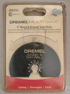Dremel Multi Max MM450 3in Wood & Drywall Cutting Saw Blade New NOS - Image 1 of 2