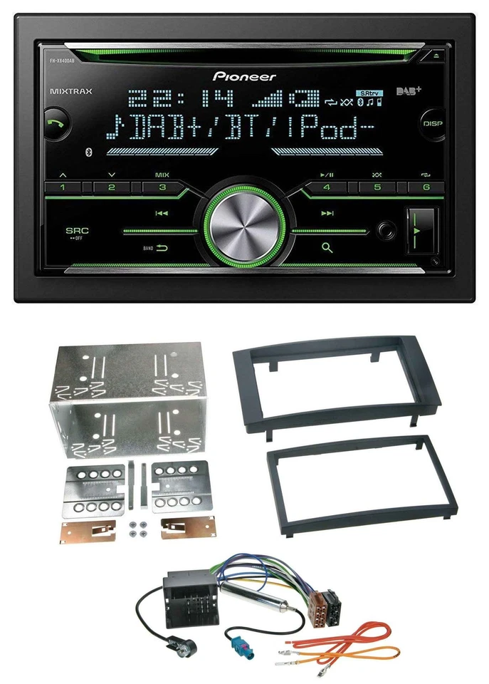 Pioneer Bluetooth MP3 DAB 2DIN USB CD Autoradio für VW Touareg T5 Caravelle Mult - Bild 1 von 4