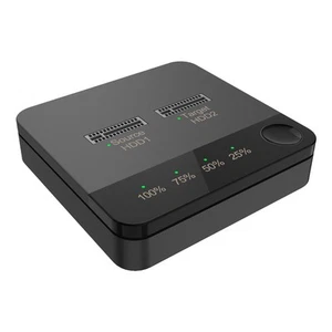 SATA Docking Station Duplicator SSD M.2 SATA+SATA Solid State Drive Enclosure - Afbeelding 1 van 12