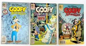 3 Vintage Walt Disneys Goofy Adventures Comics Ausgaben #1, 2, 3 - Bild 1 von 14