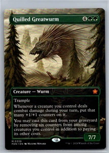 Foundations #339 Quilled Greatwurm (Borderless) - Picture 1 of 2