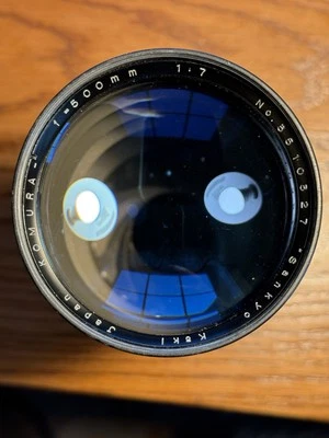 Lente de vidrio limpio Sankyo Koki KOMURA 500 mm f/7 0327 Foto 1 de 4