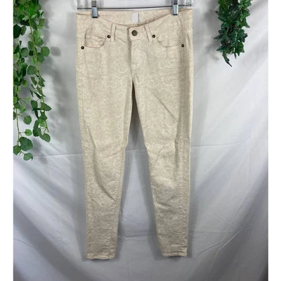 Pantalón ajustado rich & skinny paisley estampado bronceado 26 Foto 1 de 3