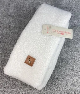 Koolaburra by UGG Koolafluff Kunstfell Schal weiß One Size länglich Logo 102524 - Bild 1 von 7