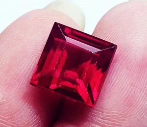 Loose Gemstone Natural Ruby Square Shape 8 to 10 Ct Certified RL76 - Picture 1 of 7