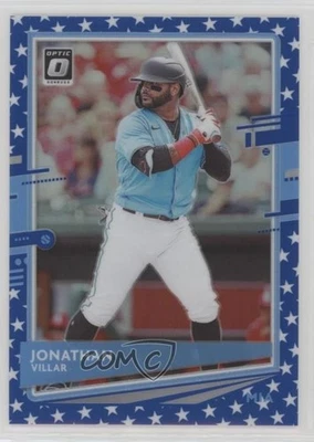2020 Panini Donruss Optic Spirit of 76 Prizm /76 Jonathan Villar #144 - Image 1 of 2