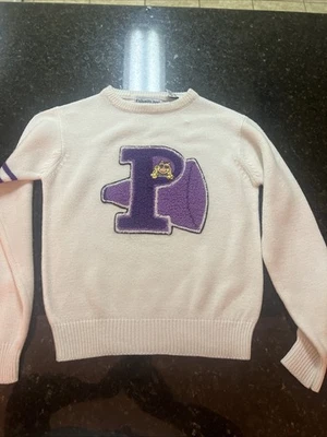Suéter de Colección 1981 Calamity Jane Henson Miss Piggy Muppet Cheer Child L Púrpura Foto 1 de 4