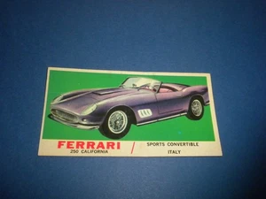 SPORTS CARS card #46 Topps 1961 U.S.A. - FERRARI 250 CALIFORNIA - Picture 1 of 4