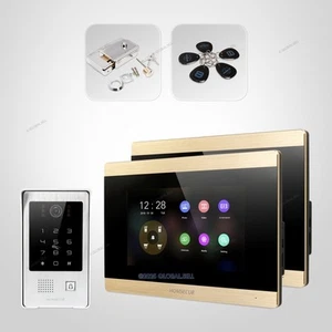 HOMSECUR 7" Wired HD Video Door Phone Intercom System RFID Card Access - Picture 1 of 9