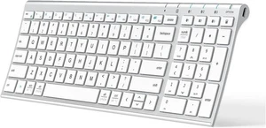 iClever BK10 Bluetooth Keyboard, Universal Bluetooth 5.1 Wireless Keyboard - Picture 1 of 5