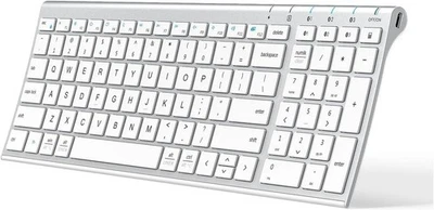 iClever BK10 Bluetooth Keyboard, Universal Bluetooth 5.1 Wireless Keyboard - Image 1 of 4