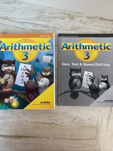 Abeka 3rd Grade Arithmetic Teacher Keys Sixth Edition # 329614 # 315761 - Bild 1 von 10