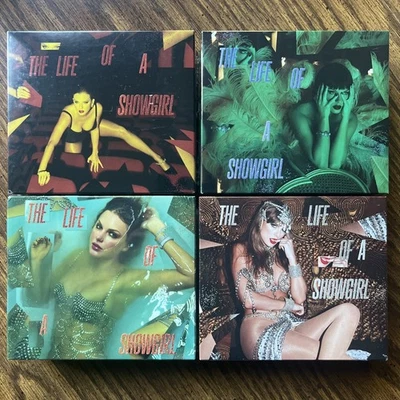 Taylor Swift - The Life of a Showgirl LIMITED Release Deluxe CD Set Of 4 IN HAND - Image 1 of 2