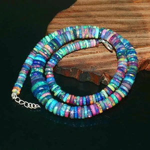 Opal beads multi opal beads Real opal Galaxy opal necklace Jewelry 1384 - Picture 1 of 9