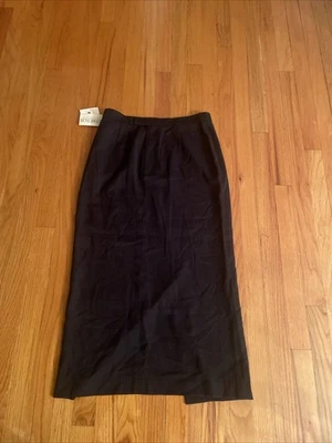 JG крюк 98% камвольной шерсти прямой эластичной юбка черный размер 10 карьера/офис - Изображение 1 из 4