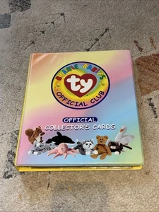 Vintage Ty Beanie Babies Official Club Collector's Cards Binder With 152 Cards - Picture 1 of 22