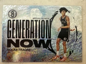 Nolan Traore 2025-26 Topps Flagship Generation Now Sand Glitter RC Rookie Nets - Bild 1 von 2