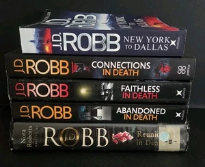 J.D Robb Books In Death Series Lot Of 5 Eve Dallas Thrillers. - Picture 1 of 3