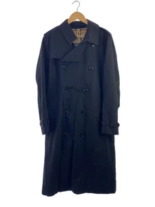 Burberry London The Kensington Men's Cotton Coat Black Size 50 #EG ZIA - Picture 1 of 5