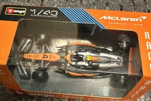 F1 Racing MCL60 LANDO NORRIS 2nd British Grand Prix 2023 McLaren #4 1/43 Bburago - Picture 1 of 7