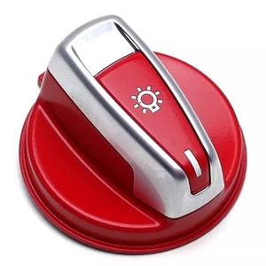 Simplistic Design Easy Install Red Turning Knob Cover for BMW Vehicles - Picture 1 of 11