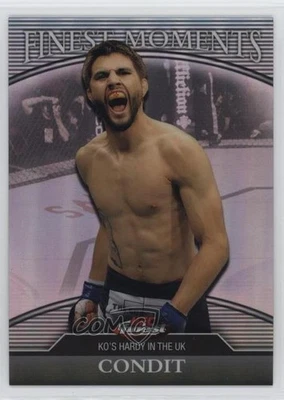 2011 Topps Finest UFC Finest Moments Refractor /288 Carlos Condit #FM-CC - Image 1 of 2