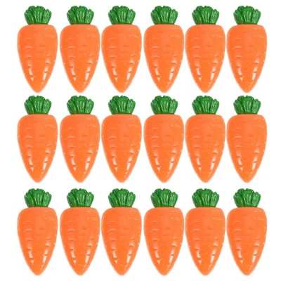  40 Pcs DIY Resin Carrot Craft Sets Flatback Carrot Charms Flaback Scrapbooking - Image 1 of 4