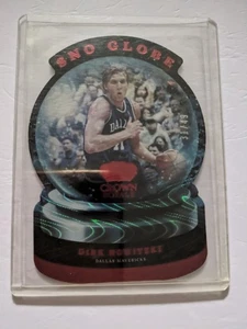 2021-22 Panini Crown Royale Dirk Nowitzki 31/49 Red Sno Globe Mavericks #24 - Imagen 1 de 2