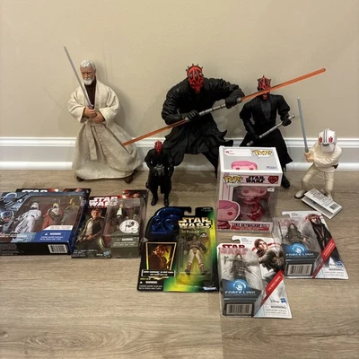 Lote de paquete surtido conjunto de juguetes/memorabilia de Star Wars boca y más Foto 1 de 4