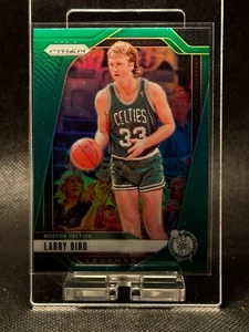 2024-25 Panini Prizm - Leyendas Larry Bird #299 Verde Prizm Color Match - Imagen 1 de 2
