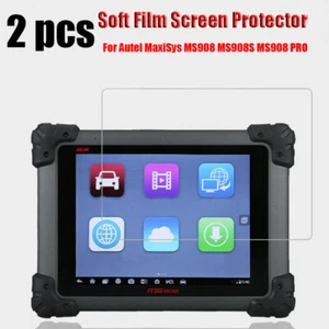 2pcs Soft Film Screen Protector Waterproof For Autel MaxiSys MS908 MY908 908PRO - Picture 1 of 1
