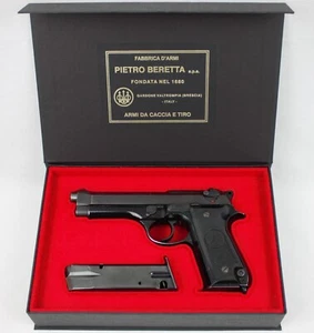PISTOL GUN PRESENTATION CUSTOM DISPLAY CASE BOX for BERETTA mod. 92S 92SB 9mm - Picture 1 of 12