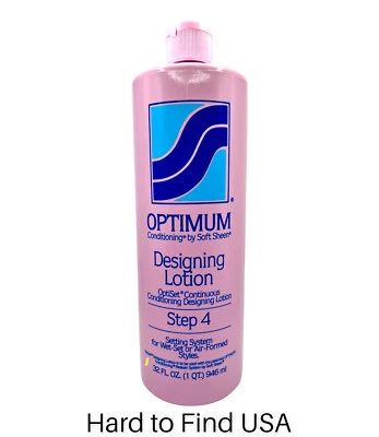Loción acondicionadora vintage Optimum Soft Sheen Designing paso 4, 32 fl oz nueva Foto 1 de 3