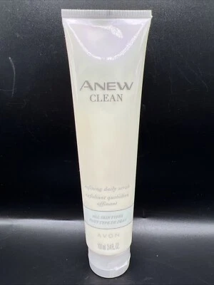 Exfoliante exfoliante diario refinador limpio Avon Anew 3,4 fl oz nuevo y sellado toda la piel Foto 1 de 2