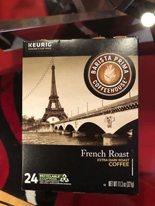 BARISTA PRIMA COFFEEHOUSE FRENCH ROAST KCUPS 24CT - Picture 1 of 2
