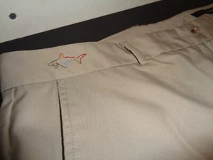 Pantalones Cortos Greg Norman Para Hombres 36 Caqui Clásicos Rendimiento Elastizados Absorbentes Golf Preppy - Imagen 1 de 3