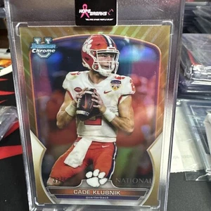 CADE KLUBNIK 2023 Bowman Chrome University National Gold Refractor Card 37/50 - Picture 1 of 2