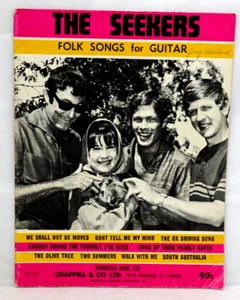 THE SEEKERS FOLK SONGS Sheet Music 9 Song Book for GUITAR 1969 Australian Print - Picture 1 of 7