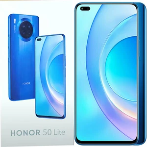 Brandneu in Originalverpackung Honor 50 Lite Dual-SIM 128GB + 6GB blau werkseitig entsperrt 4G/LTE GSM - Bild 1 von 1