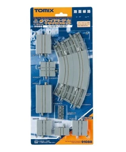 Tomix 91088 Wide Tram Mini Rail Set Cross Cross Set (Rail Pattern MX-WT) N Scale - Picture 1 of 4