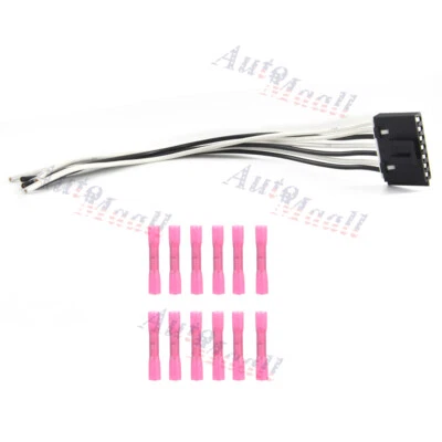 Conector enchufe resistencia motor soplador 7 cables para GMC Sierra 1500 2500 3500 Envoy Foto 1 de 4