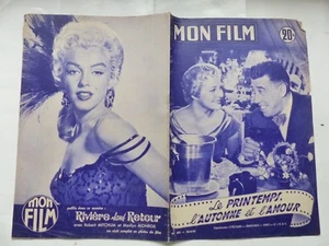 Mon Film 1955 N°461 FERNANDEL NICOLE BERGER MARILYN MONROE - Picture 1 of 1