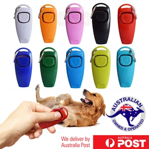 Dog Training Clickers & Whistle Training aid Puppy Cat Obedience Behaviour tool - Picture 1 of 66