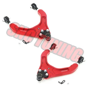 TRUHART Adjustable Pillowball Front Upper Camber Arms Kit For 21+ Tesla Model X - Picture 1 of 2