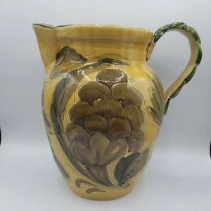 Ceramiche Virginia Ceramic Artichoke Pitcher Italy 10.5" Tall 10.25" Deep PW - Picture 1 of 12