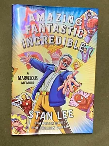 Incredibile fantastico incredibile Stan Lee un meraviglioso libro di memorie graphic novel rilegato - Foto 1 di 2