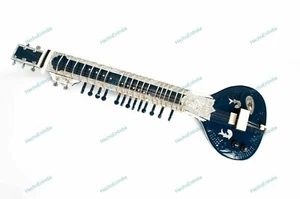 Musical String Electric Travel Sitar Best Quality Hand Painted Tun Wood - Picture 1 of 12