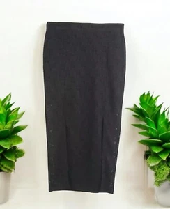 NoBo schwarz Spitze 1/2 gefüttert schwarz Maxirock Größe Medium 33" Länge  - Bild 1 von 2