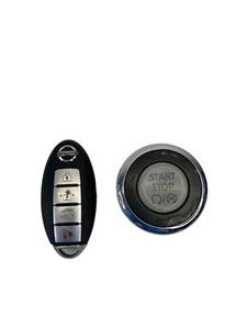 07-11 Nissan Altima Hybrid 2.5L L4 AT Dahs Push Button Ignition Switch w Key OEM - Picture 1 of 12