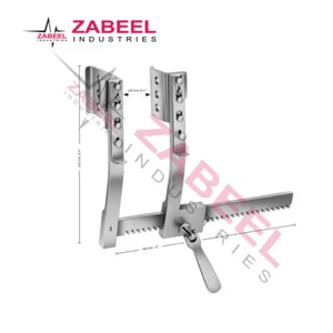 Burford Finochietto Rib Spreader Retractors 10 Spread By ZaBeel Industries - Picture 1 of 2